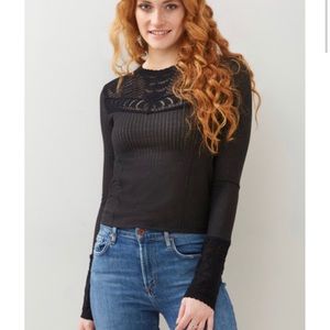 Free people crochet top
